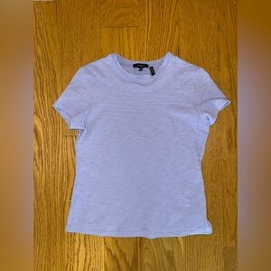 Theory Lavender Crewneck Short Sleeve Tee